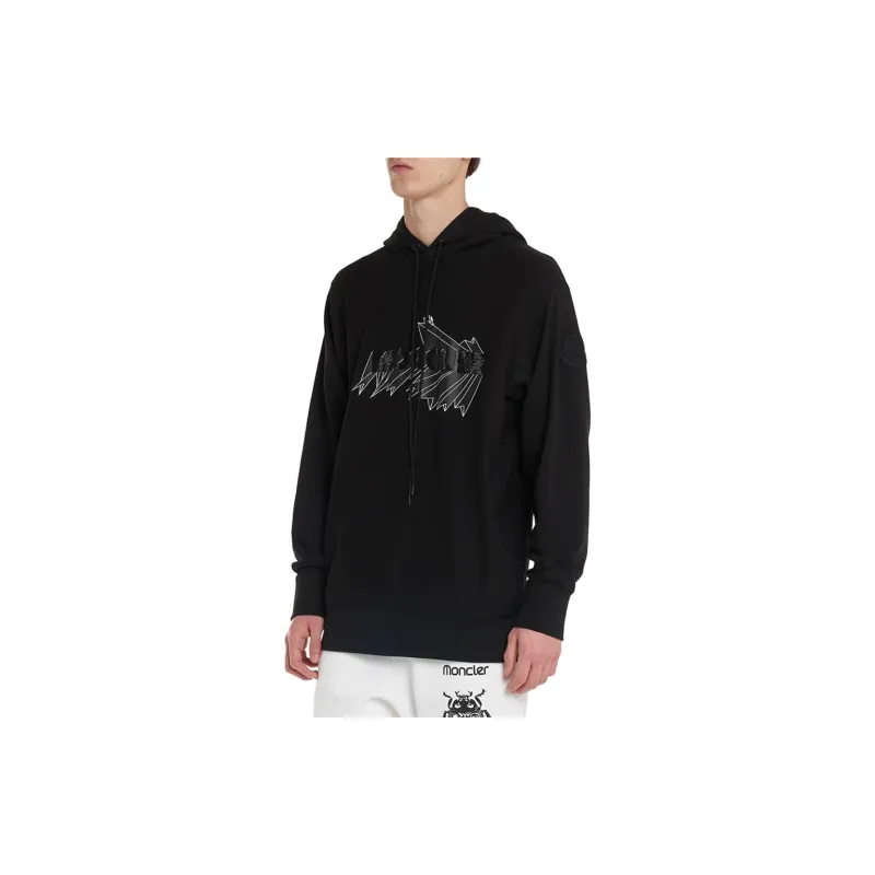 Moncler 1952 Graphic Logo Hoodie Sweatshirt-4