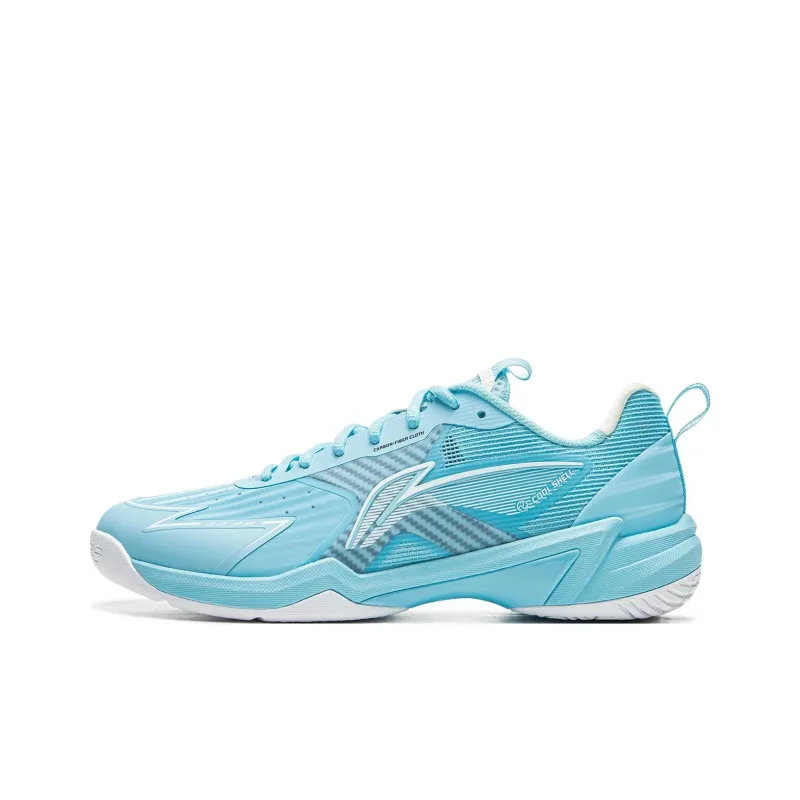 LiNing Anti-Slip Wear-Resistant Low-Top Badminton Shoes Unisex Blue-0