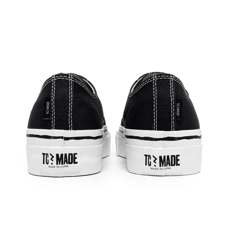 TC Low Top Canvas Shoes Unisex Black-5