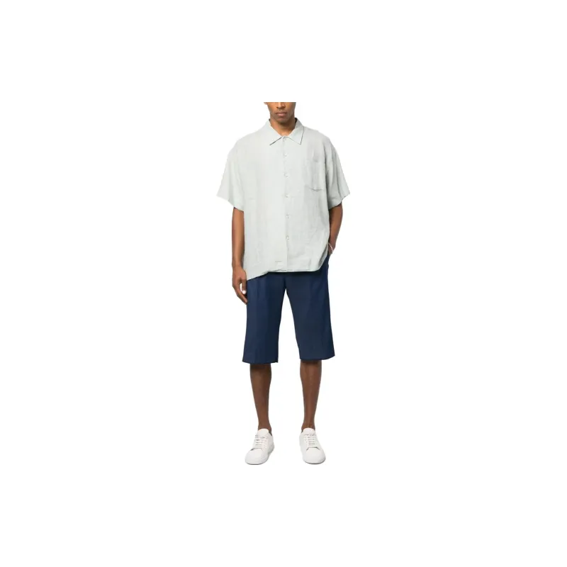 KITON Elasticated Denim Shorts-1