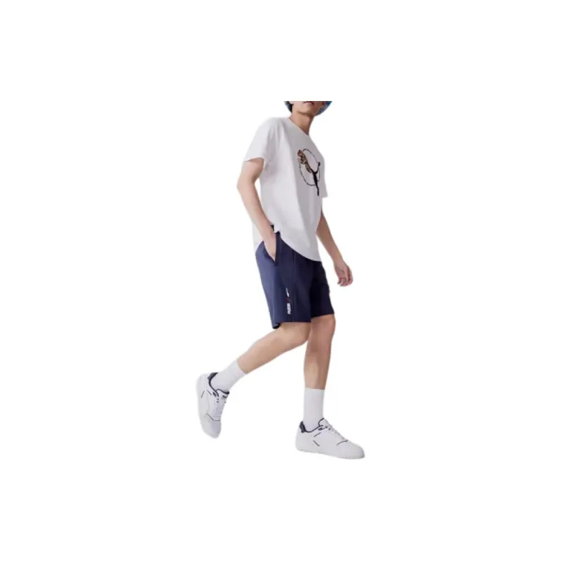 PUMA REAL CAT T Shirt Men's White-4