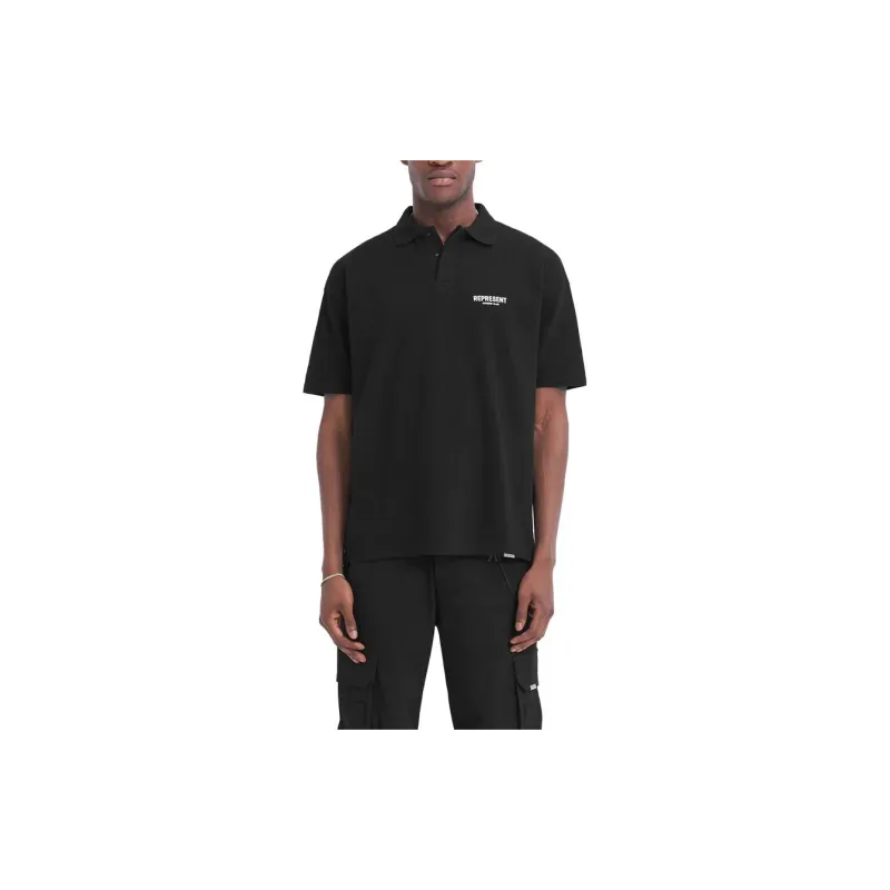 REPRESENT Polo Shirts Men Black-6