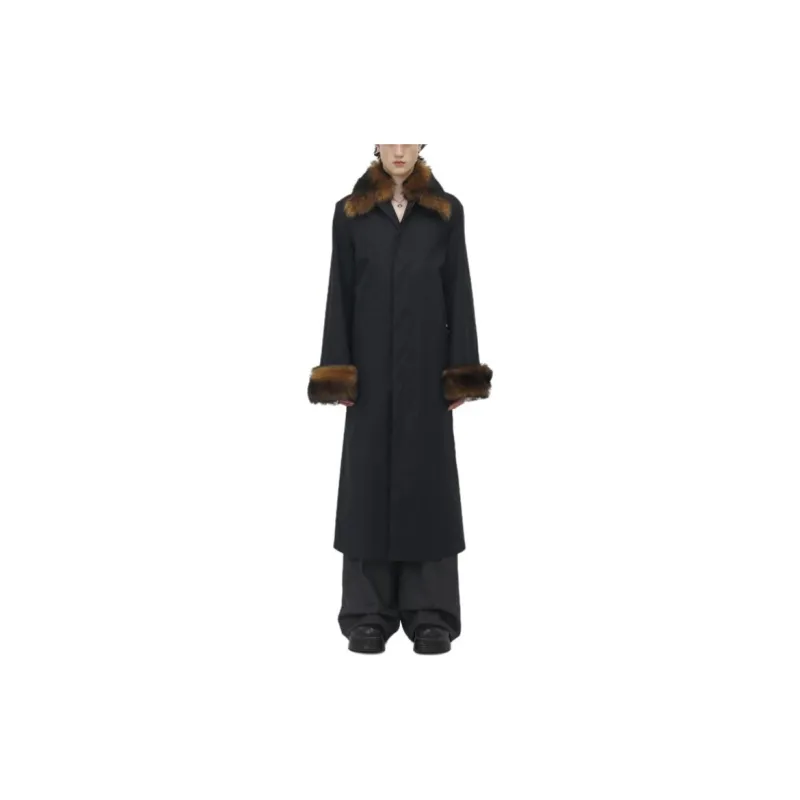 Alexander McQueen FW24 Coats Men's Black-1