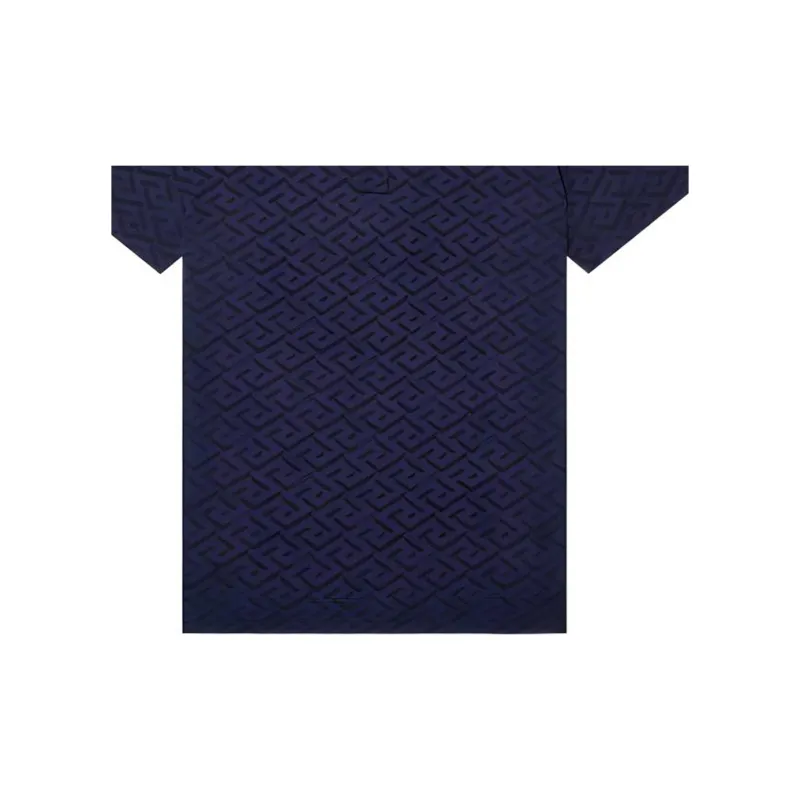 VERSACE Polo Shirts Men Blue-5