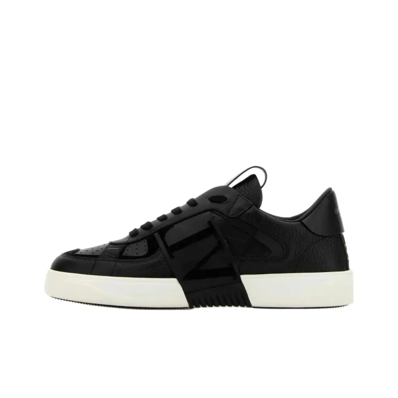Valentino Vl7n Low Top Skateboard Shoes Men's Black-0