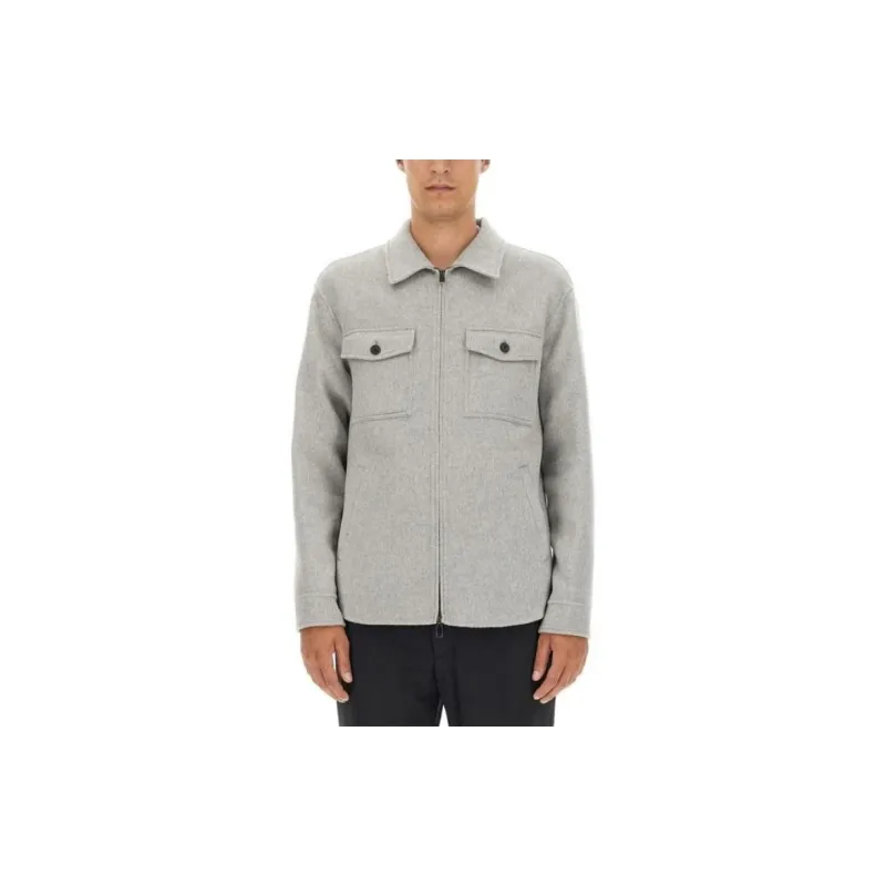 THEORY Zip Up Shirt Jacket-1