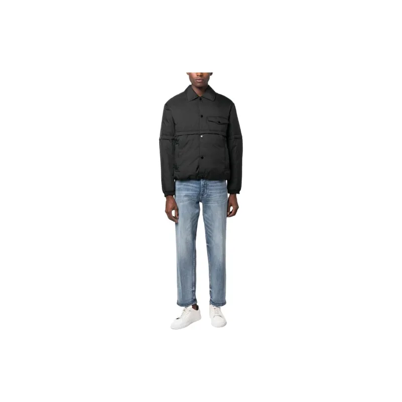 EMPORIO ARMANI FW23 Jackets Coats Men's Black-1