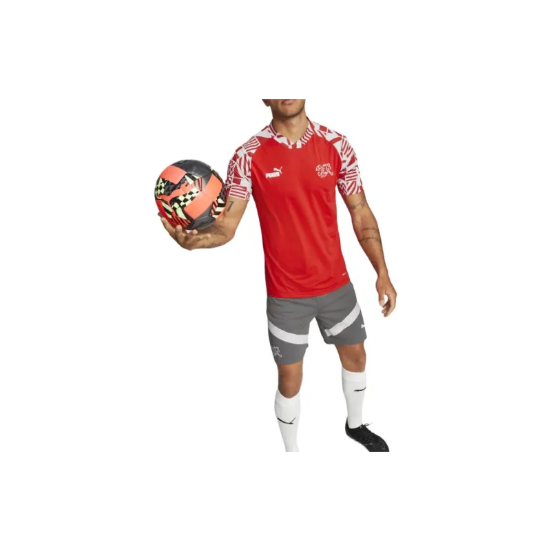 PUMA Switzerland Football Pre match Jersey Soccer Jersey Men's PUMA Red-2