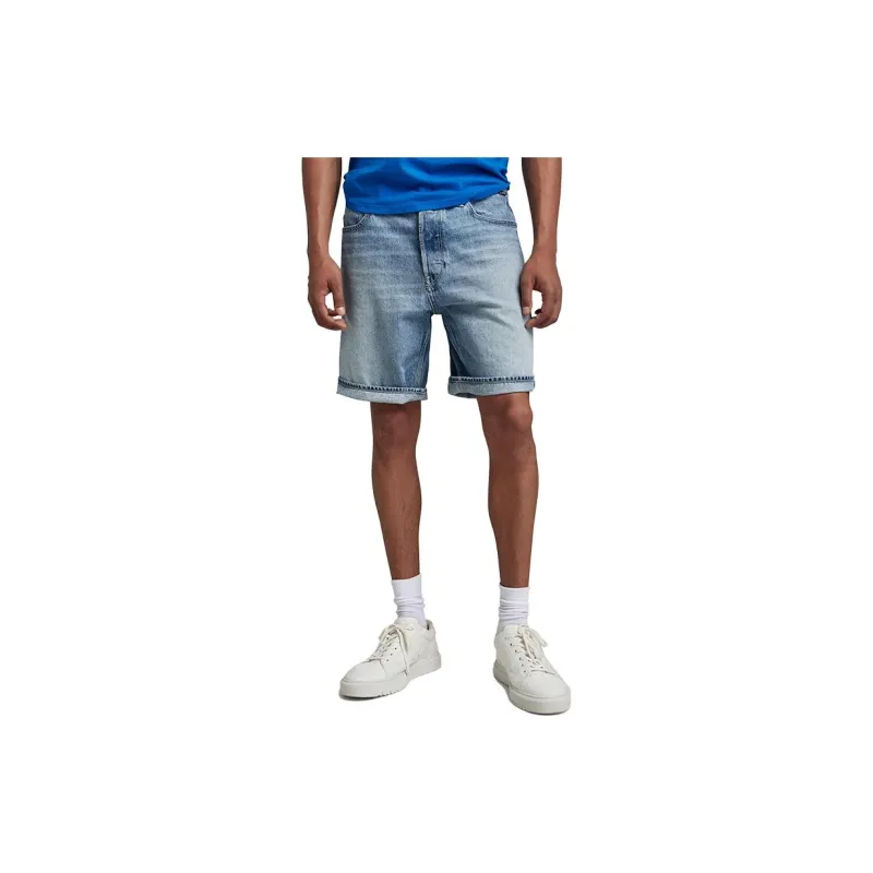 G STAR RAW Denim Shorts Men Marine Blue-2