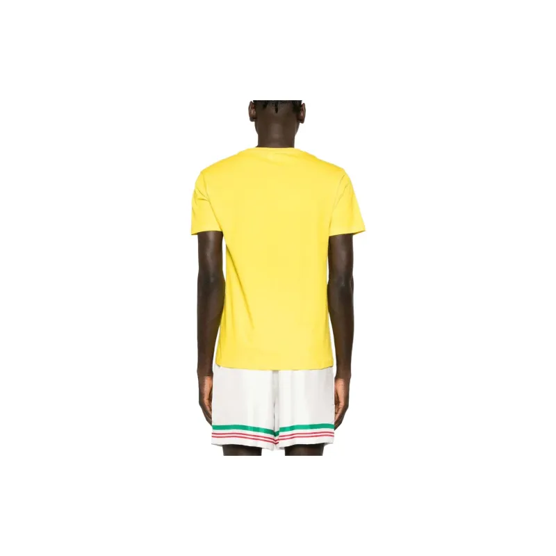 MOSCHINO T Shirts Men Yellow-3