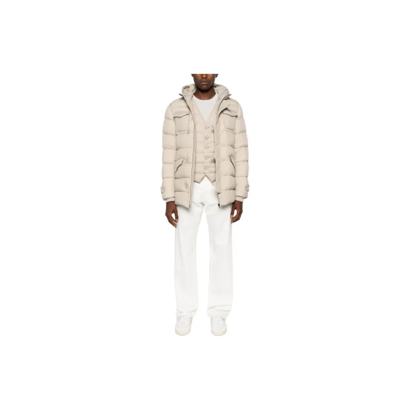 HERNO V neck Down Gilet-3