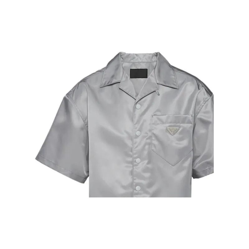 PRADA Shirts Men Gray-3