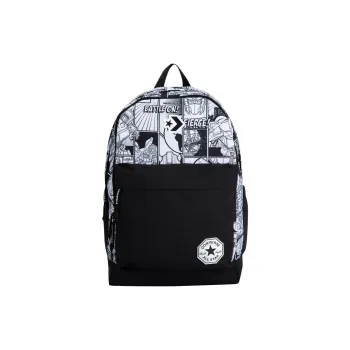 Converse Transformers Co branded Polyester Backpack Unisex Jet Black