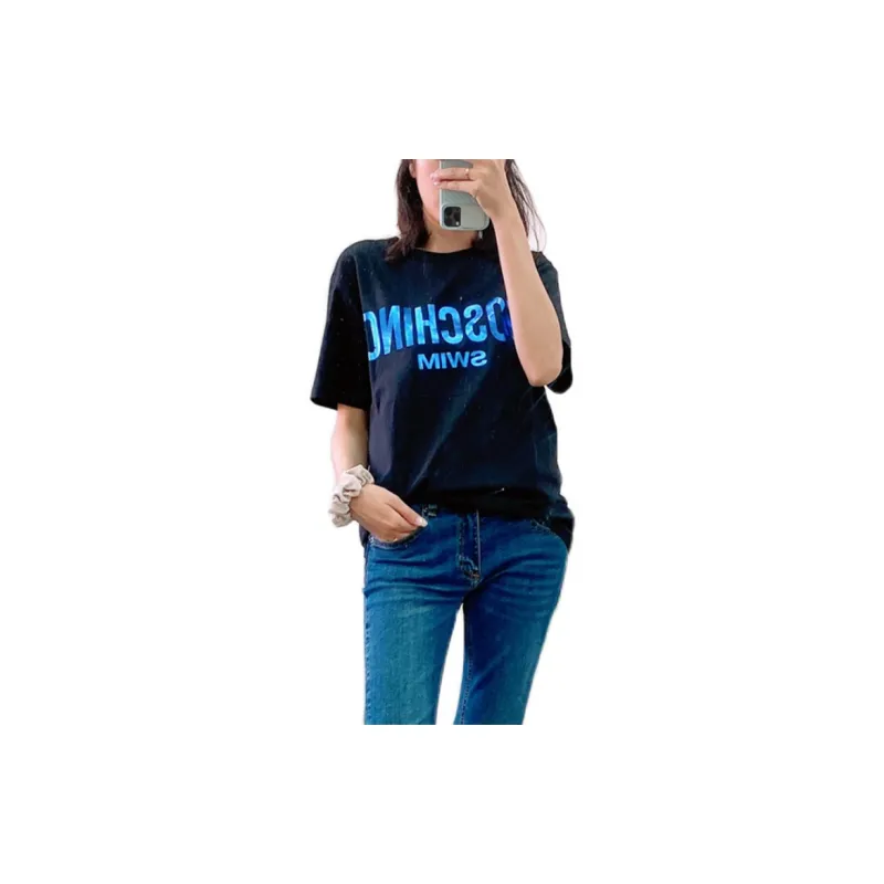 MOSCHINO T Shirts Unisex Black-2
