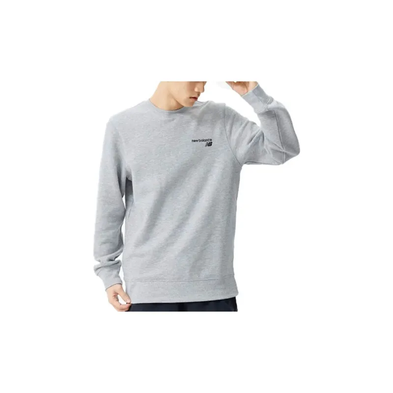 New Balance C F CREW Sweatshirt Men's Gray-2