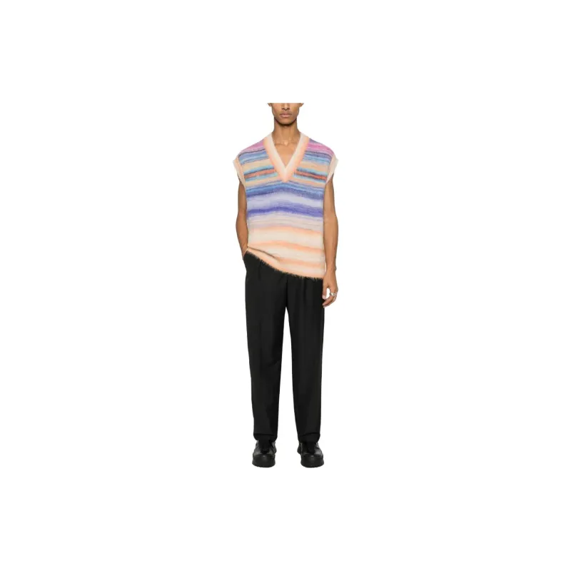 MISSONI V neck Striped Vest-1