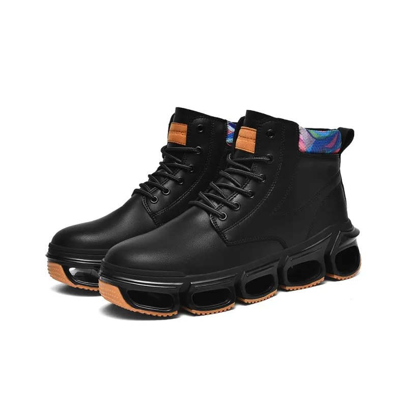 Comanier Cushioning, Slip Resistant, Abrasion Resistant, Waterproof, Thermal High Top Street Style Casual Men's-1
