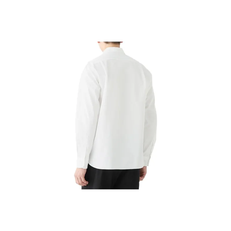 MUJI Shirts Men White-2