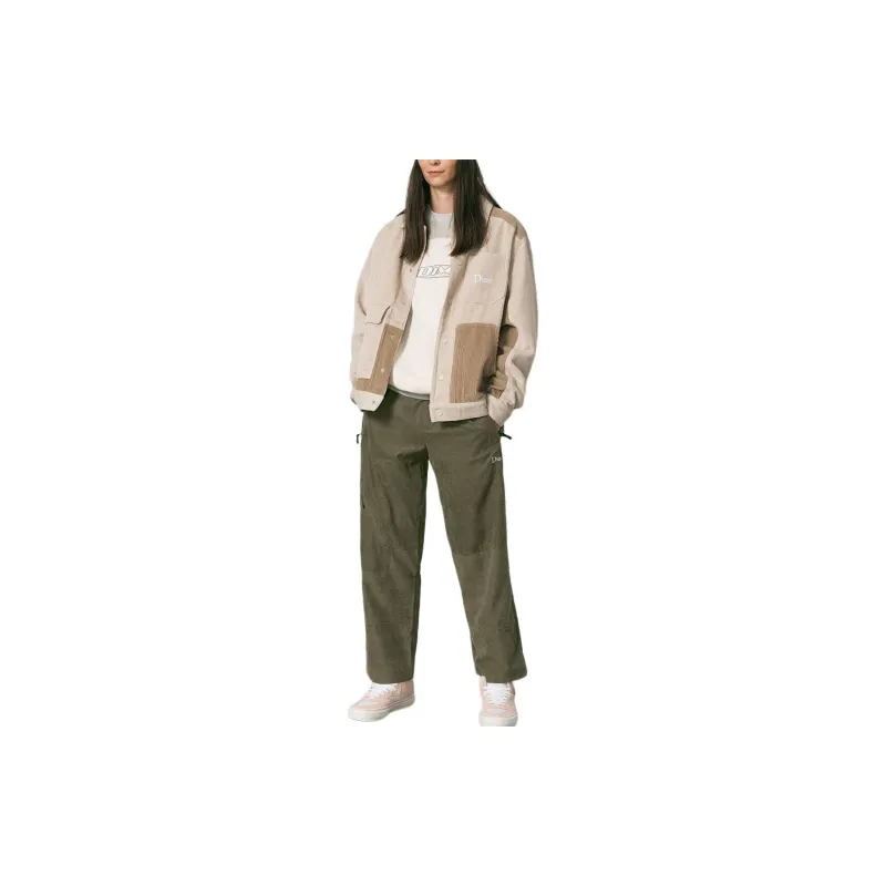 Dime MTL SS24 Casual Pants Unisex Khaki Green-2