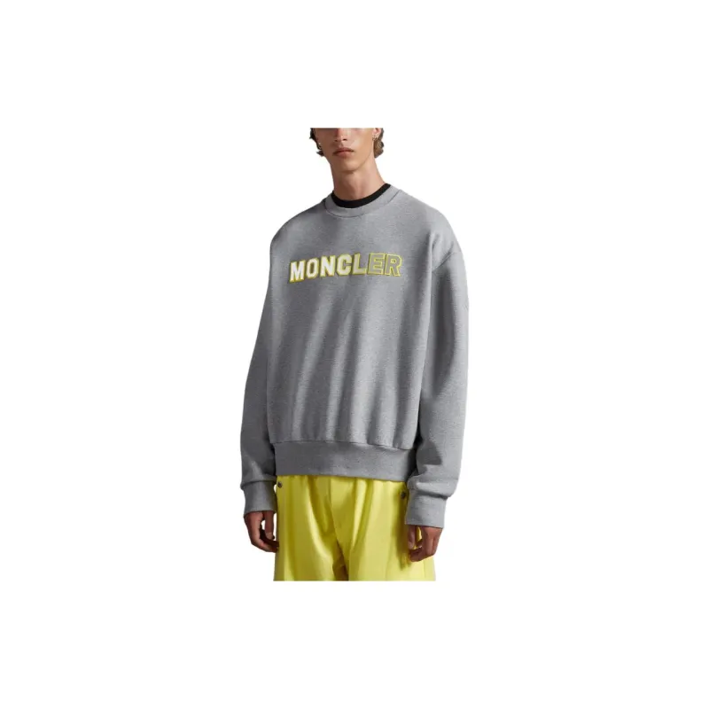 Moncler Sweatshirts Men Gray-3