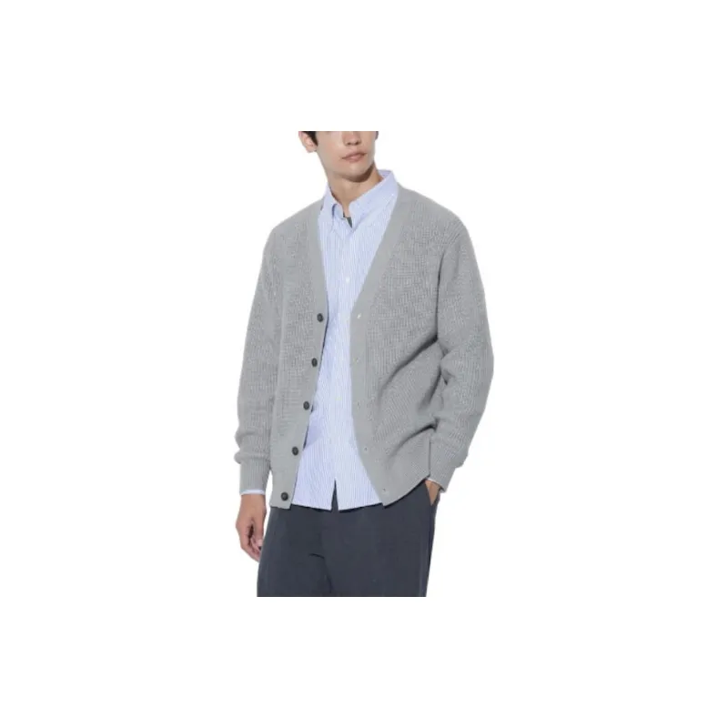 UNIQLO Knitwear Men Gray-2