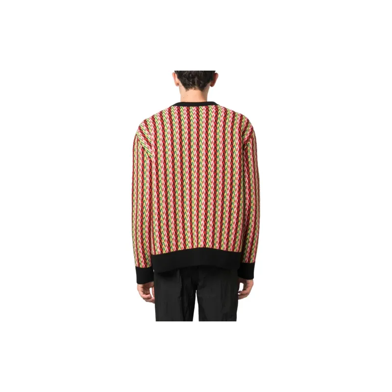 Lanvin Chevron Motif Crewneck Jumper-3