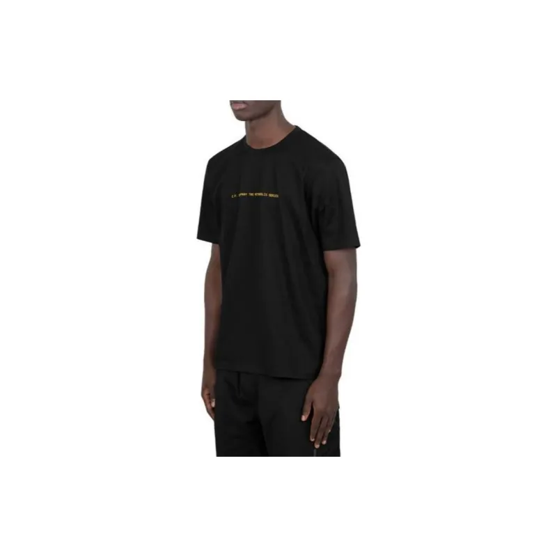 C.P.Company Graphic Badge Crewneck T Shirt-3
