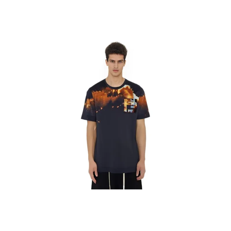 FENDI SS23 T Shirt Men's Multicolor-7