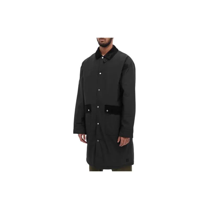 Maison Kitsune X PUMA Maison Kitsune Trench Coats Men Black-2
