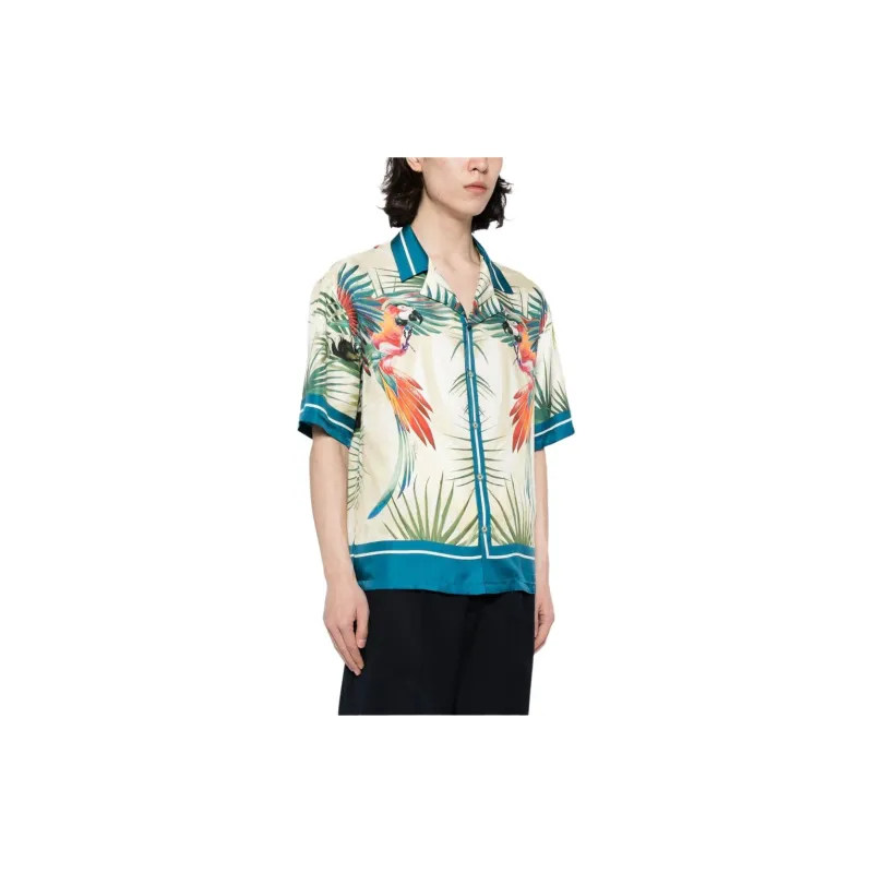 Roberto Cavalli Jungle print Silk Shirt-2