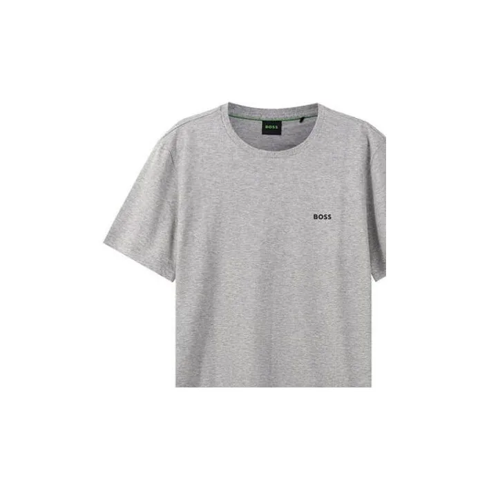 HUGO BOSS Logo Printed Crewneck T Shirt-4