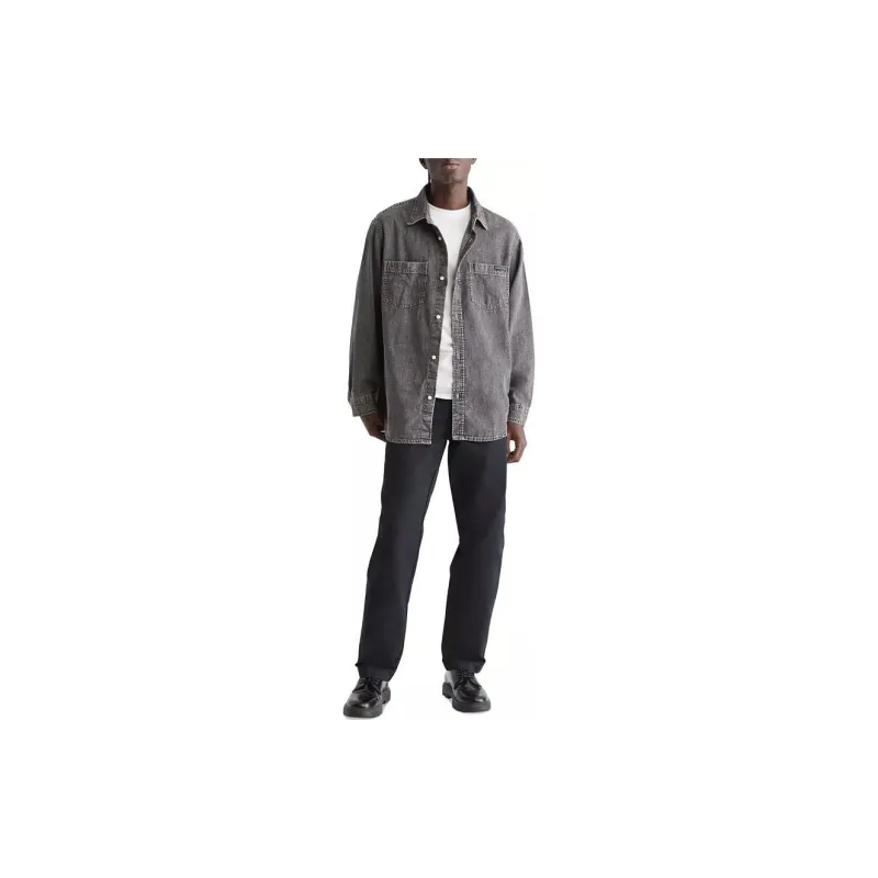 Calvin Klein Shirts Men Gray-1