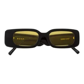 BONNIECLYDE Square Sunglasses Unisex Black