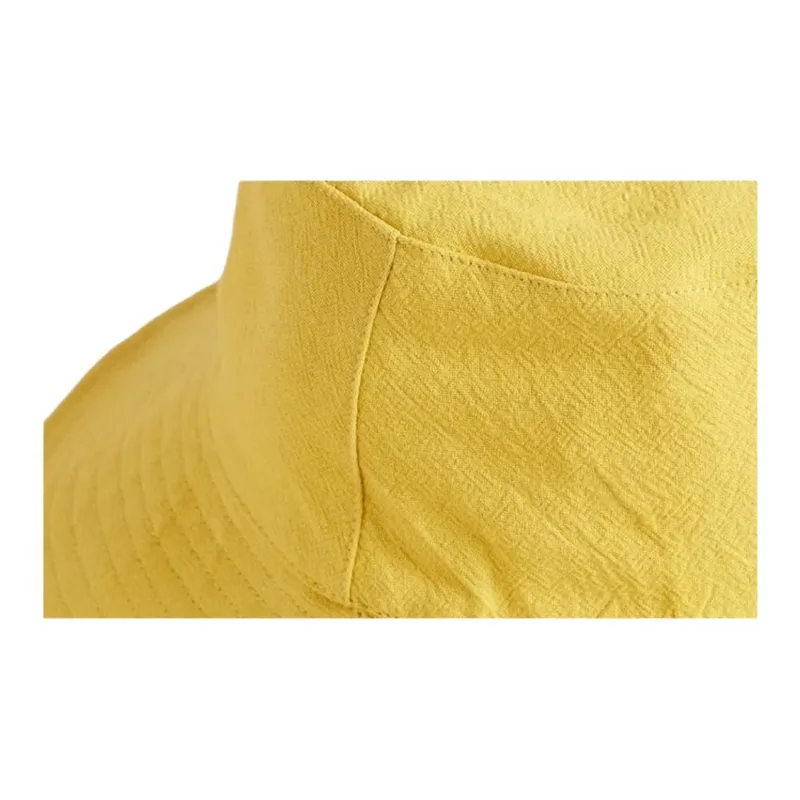 Ted Baker Polyester Bucket Hats Unisex Yellow-1