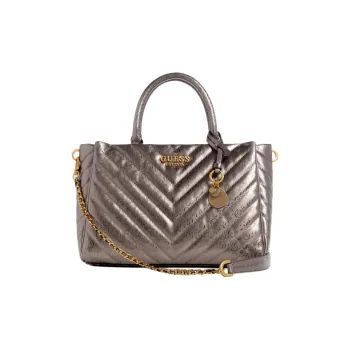 GUESS Artificial Leather Shoulder Bag Crossbody Bag Handbag Women's Metallic