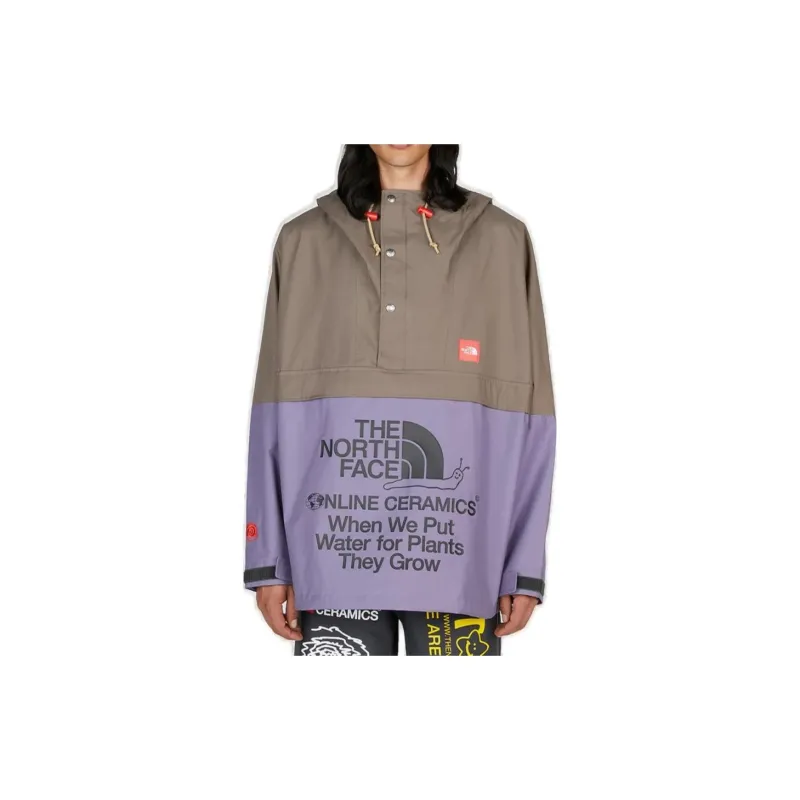 THE NORTH FACE SS23 Water Resistant Windbreaker Jacket Unisex Brown-2