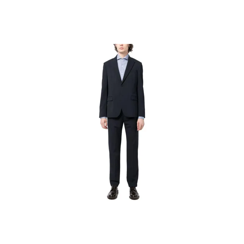 CANALI Cutaway-collar Cotton Shirt-3