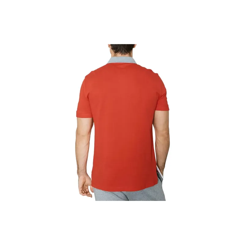 EMPORIO ARMANI EA7 Polo Shirts Men Orange Red-3
