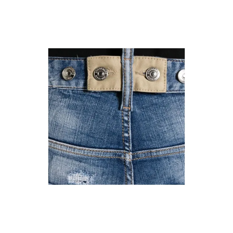 Dsquared2 Ripped Detailed Skinny Jeans-4