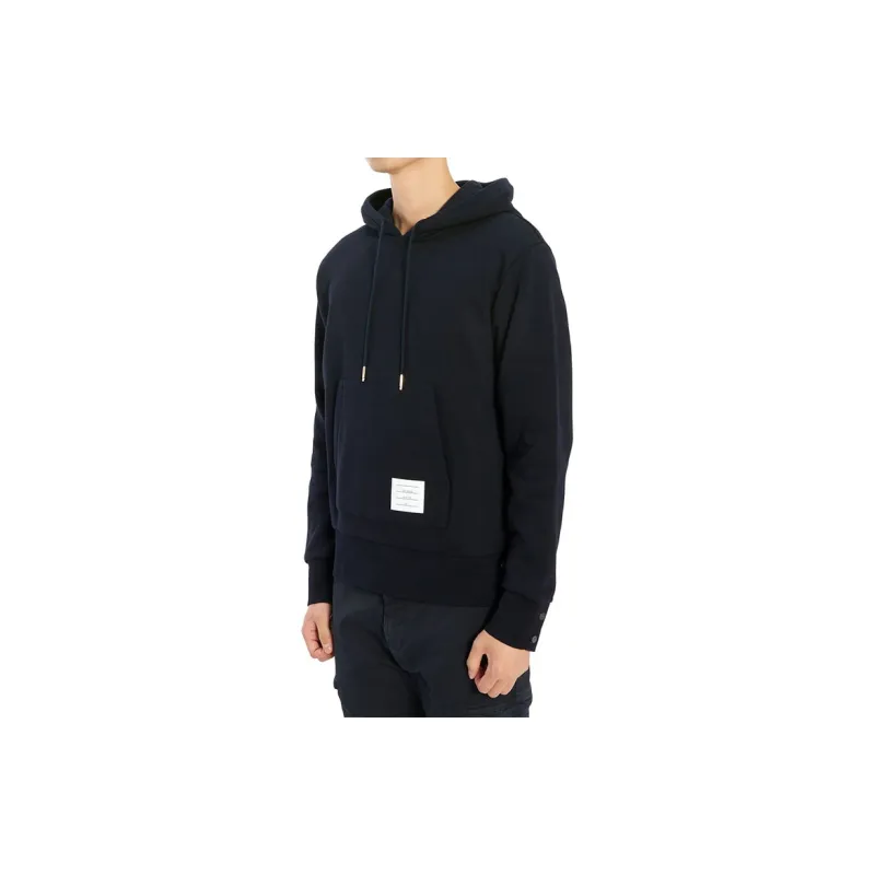 THOM BROWNE Striped Drawstring Hoodie-6