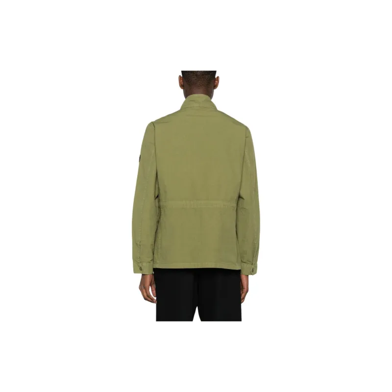 BARBOUR Logo-Patch Long-Sleeved Jacket-2