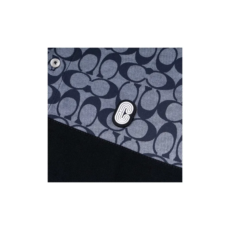 COACH SS23 Polo Shirt Men's Black-5