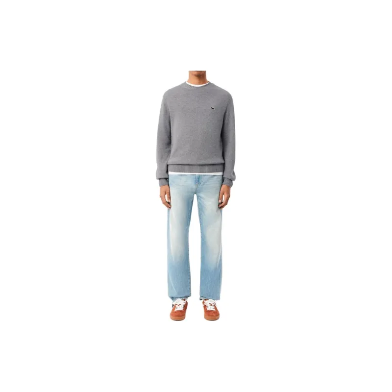 LACOSTE Carded wool Crew neck Sweater-3