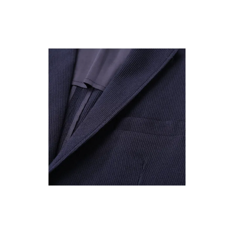 EMPORIO ARMANI SS24 Business Suit Coat Men's Marine Blue-2