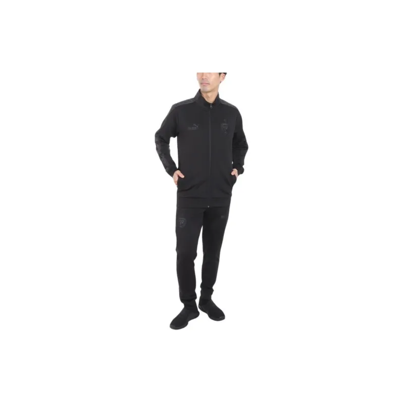 PUMA Knitted Sweatpants Men's Black-5