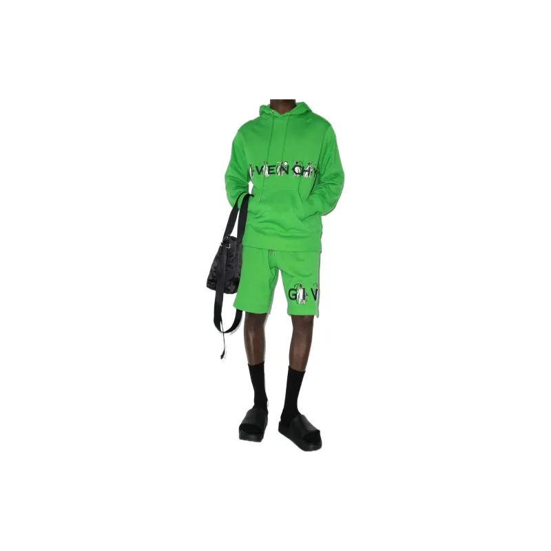 Givenchy X Josh Smith Boxy Fit Embroidery Shorts-1