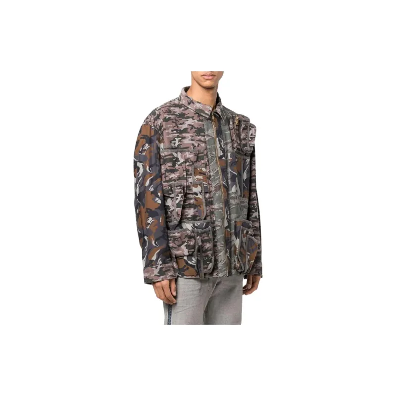 DIESEL Jackets Men Green-2