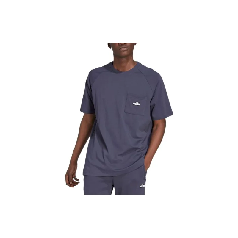 Adidas T-Shirts Men Contour Marine Blue-1