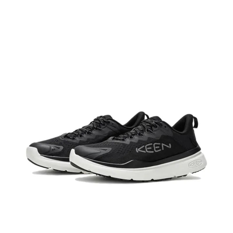 KEEN WK450 Durable Breathable Lightweight Low Top Casual Shoes Men's Black-1