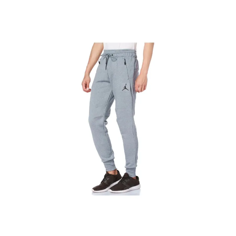 Jordan Knitted Sweatpants Men Gray-3